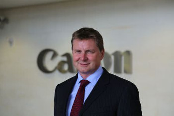 Dominic Fahy, Group Manager, Display Graphics Systems and Imaging Supplies, Canon UK 